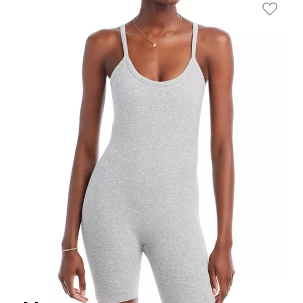 Alo yoga seamless ribbed mellow romper NWT